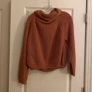 Moon and Madison Dark Orange Sweater